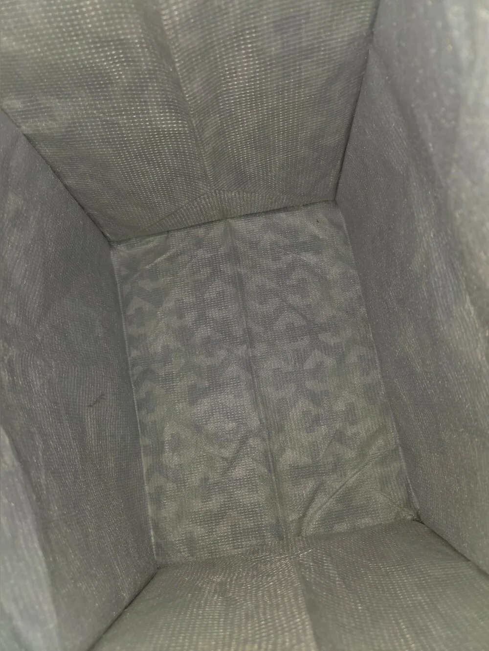 Unbranded Gray Messenger Tote with White Logo - Durable Everyday Carry